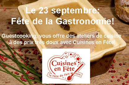 La fête de la Gastronomie avec Cuisines en Fête